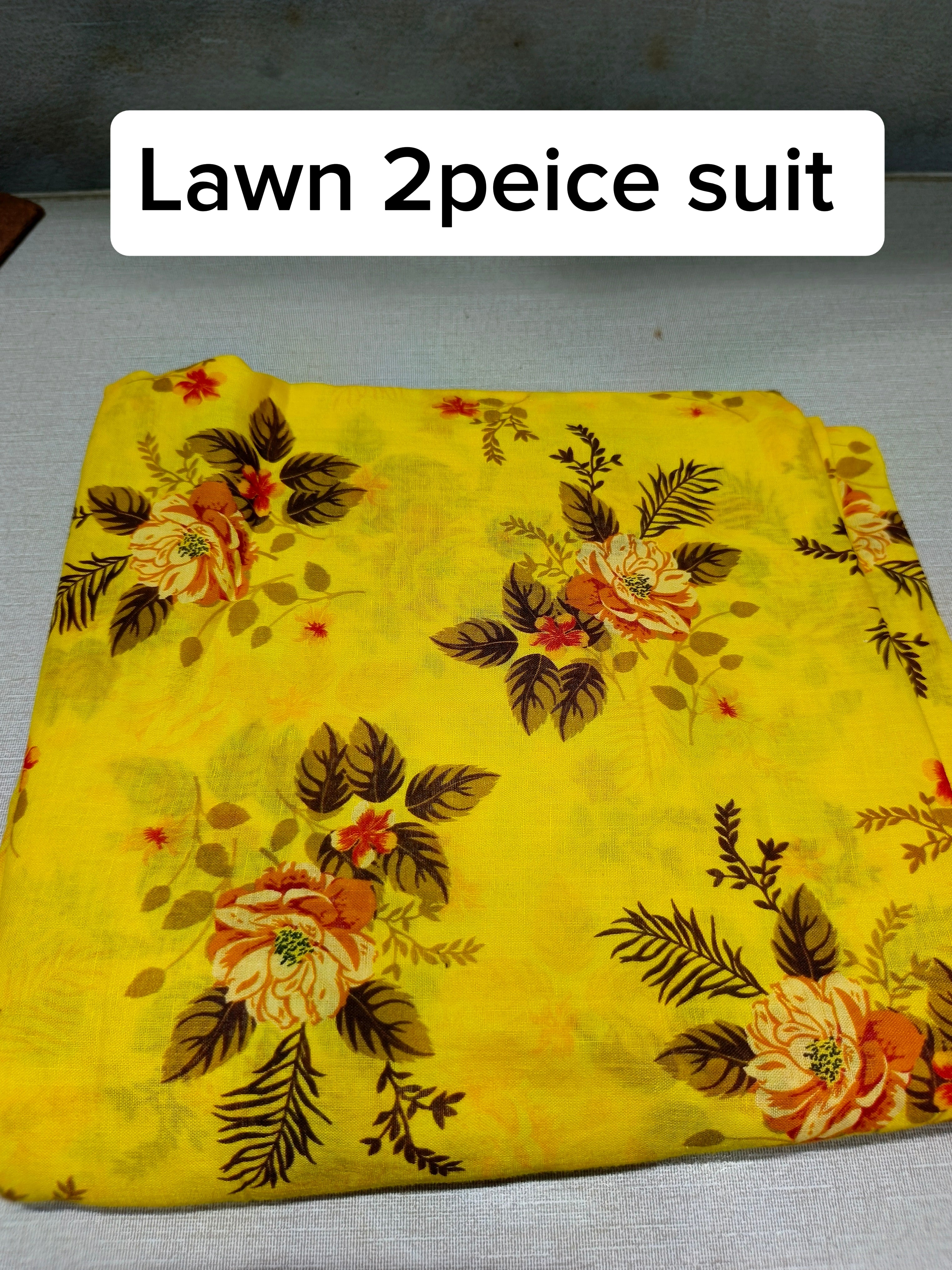 Lawn 2peice suit unstitched