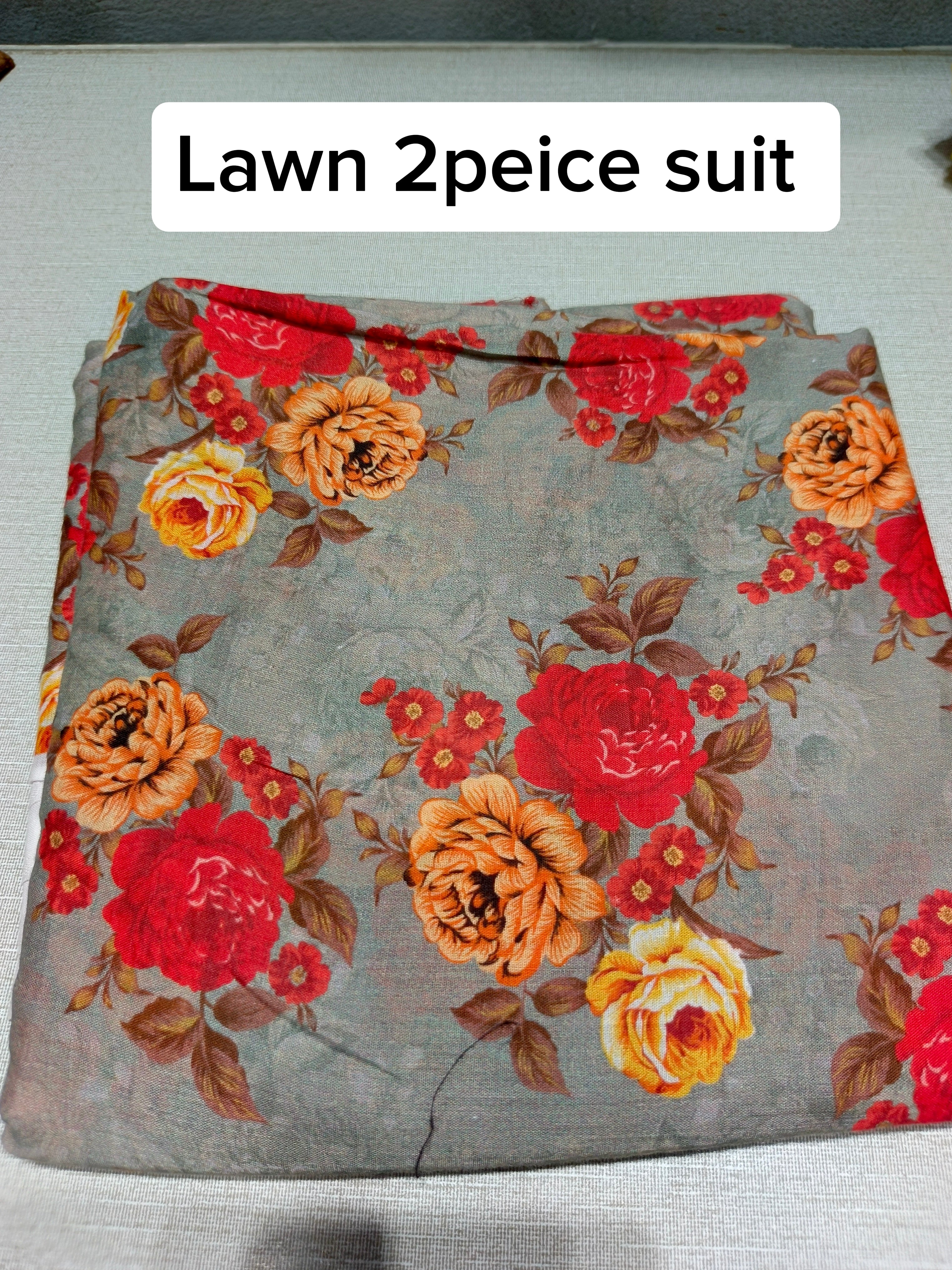 Lawn 2peice suit unstitched